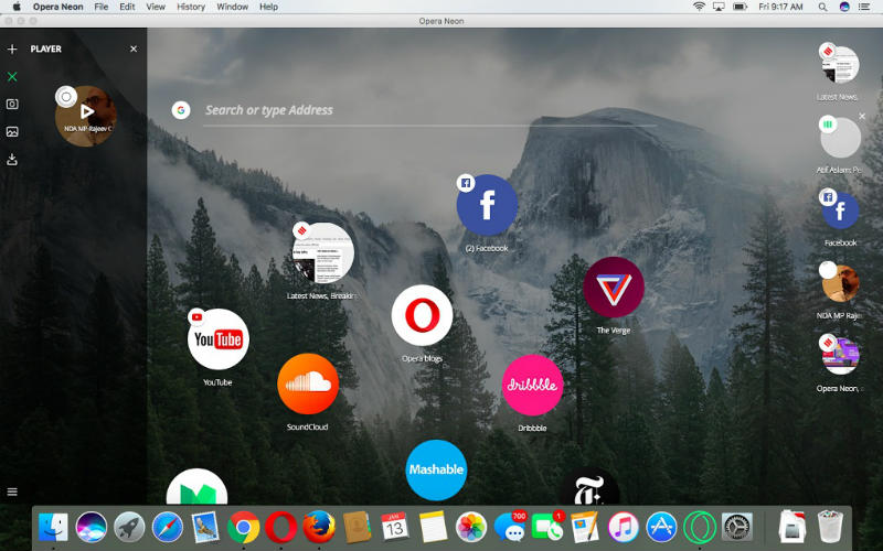 opera beta or opera neon for os x