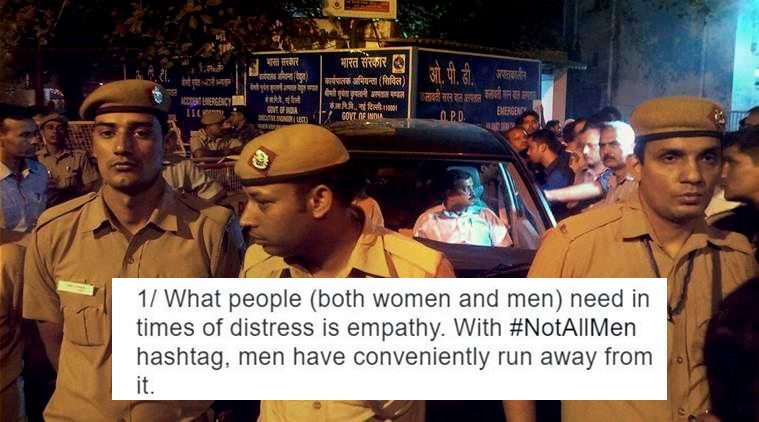 #NotAllMen, Not all men twitter, Bengaluru, Bengaluru molestation, Bangalore molestation, Bangalore news, Bangalore, Bengaluru news, Banglore new years, Bengaluru new years