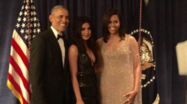 priyanka chopra, barack obama, michelle obama, washington dc. white house, president, america president, barack obama speech, indian express