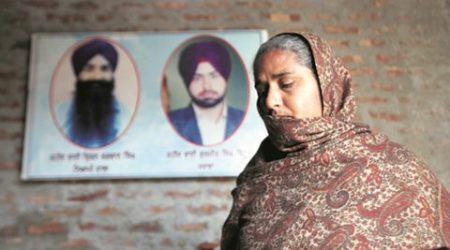 Punjab news, Guru Granth Sahib desecration, Guru Granth Sahib desecration-Punjab, Punjab crisis, Punjab violence, Guru Granth Sahib desecration-protests, two killed-Guru Granth Sahib desecration, India news, Indian Express