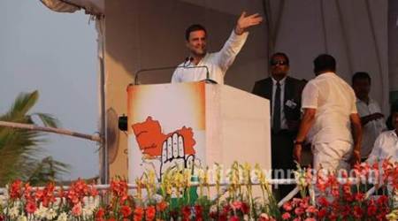 rahul gandhi, goa, rahul gandhi goa, goa rally, rahul gandhi goa rally, goa assembly elections, congress goa rally, india news, indian express