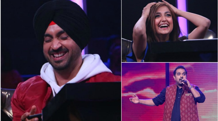 diljit dosanjh, monali thakur, shankar mahadevan, rising stars, rising stars judges, diljit dosanjh songs, monali thakur songs, shankar mahadevan songs, udta punjabi, colors channel, rising star episodes, indian express, indian express news, entertainment news
