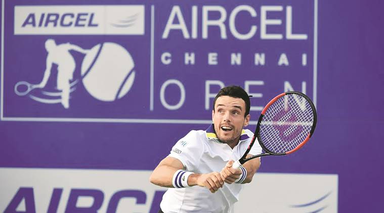 Roberto Bautista Agut, Daniil Medvedev, tennis, spanish tennis player, Aircel Chennai Open, mens single, men single finals, Novak Djokovic, Aircel Chennai Open scores, indian express sports, sports, tennis