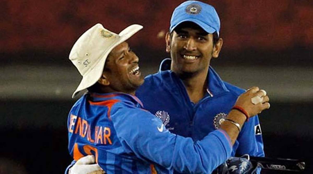 MS Dhoni & Sachin Tendulkar 