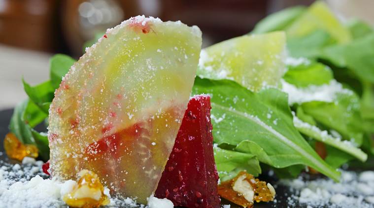 Compressed Beetroot with Goat Cheese Snow Salad at Bella Cucina got us swooning. 