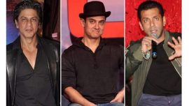 Shah Rukh Khan, Aamir Khan, Salman Khan, Three Khans, Bollywood, Indian cinema, Khan trinity, box office, Indian box office, dangal, fan, sultan, Indian Express