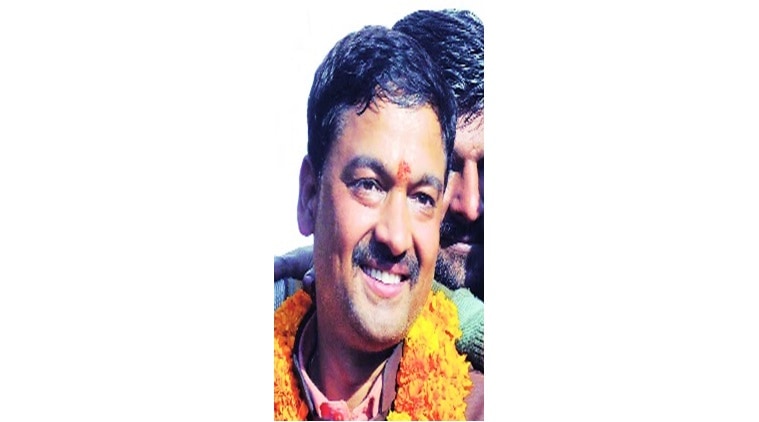 Chandigarh municipal corporation election, Chandigarh BJP councillor, BJP councillor oath in Sanskrit, Shakti Devshali, BJP Shakti Devshali, indian express news 