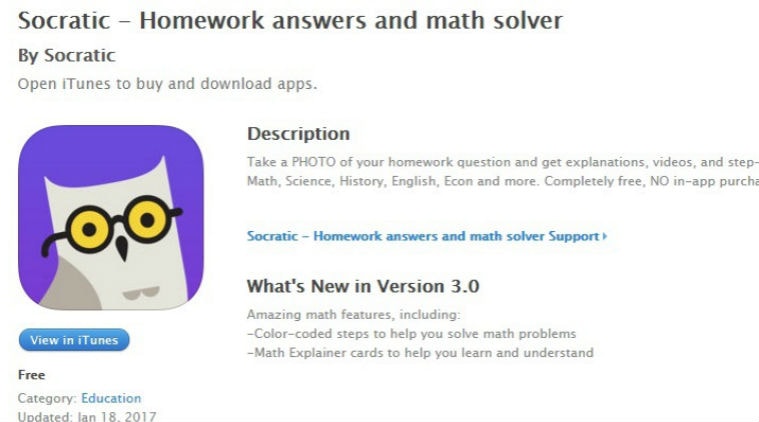 This Smart Ai App Is Your Tutor And Can Solve All Your Algebra Problems Technology News The Indian Express