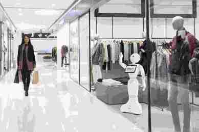 Amazon, Amazon smart store, tinteractive stores, virtual reality, artificial intelligence, smart shelves, interactive robots, artificial intelligence, CES 2017, sensors in stores, Sunglass Hut, robots in stores, Softbank, interactive mirrors, self checkout stores, technology, technology news