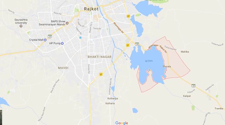 rajkot, rajkot police, thorala murder, thorala brawl, Prakash Lunagariya, crime branch, Rajkot crime branch, rajkot FIR, FIR booked unidentified men, booty distribution, booty dipute, robbers dispute, robbers brawl, india news, indian express news