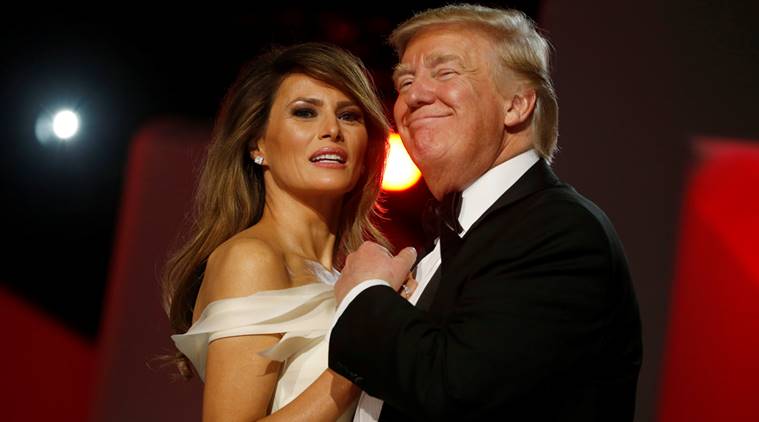 U.S. President Donald Trump and first lady Melania Trump attend the Freedom Ball in honor of his inauguration in Washington, U.S. January 20, 2017. REUTERS/Jonathan Ernst