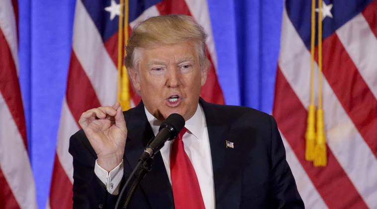 donald trump, Trump, Obamacare, Donald Trump Obamacare, Trump on Obamacare, donald trump first press conference, us elections, us president elect donald trump, 2016 presidential election, donald trump-russia hacking, mexico-donald trump, russia hacking, cyber crime, fake intel reports, world news, indian express
