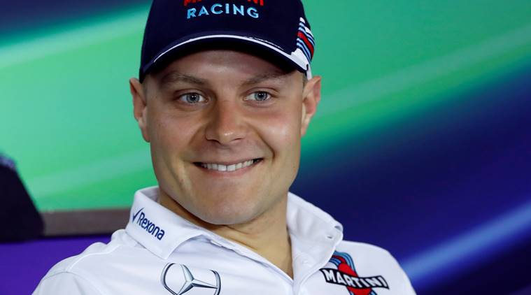 FILE PHOTO - Formula One - Chinese Grand Prix - Shanghai, China - 4/14/16 -Williams Formula One driver Valtteri Bottas of Finland smiles during a news conference at the Shanghai International Circuit ahead of the Chinese F1 Grand Prix. REUTERS/Aly Song/File Photo