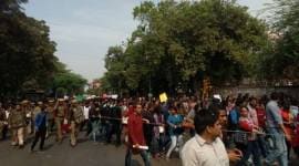 abvp-2 ABVP, Ramjas college, Ramjas college clash, ABVP clash, Ramjas protest, Gurmehar Kaur, Ramjas college violence, campus politics, delhi university, Gurmehar Kaur, india news