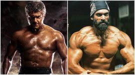 vivegam, ajith, ajith first look, ajith vivegam, ajith poster, vivegam ajith, ajith body, ajith new poster, tamil star ajith, kollywood news, entertainment news, rana daggubati, vikram prabhu