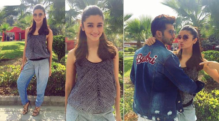 Redefining casuals: Alia Bhatt looks sweet in an ombré printed jumpsuit ...