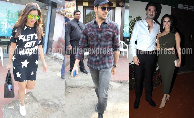 Sidharth Malhotra, alia bhatt, Sunny Leone, Daniel weber