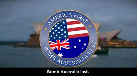 donald trump, trump, america, australia, america first, countries race to become second, america first spoof videos by other countries, viral video, latest news, indian express