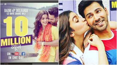 badrinath ki dulhania, badrinath ki dulhania 10 million views, badrinath ki dulhania trailer, alia bhatt, varun dhawan