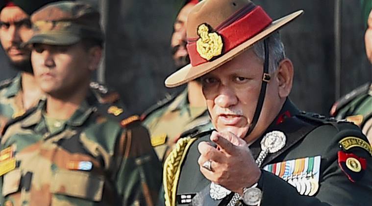 kashmir, kashmir violence, kashmir unrest, Indian army, army, Bipin Rawat, army chief Bipin Rawat, Gen Rawat, latest news, latest india news, indian express