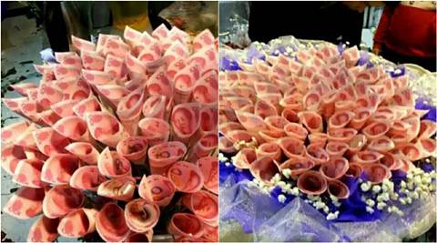 Beyond Roses Chinese Man Declares Love With Bouquet Made Of 10 000 Currency Notes Trending News The Indian Express