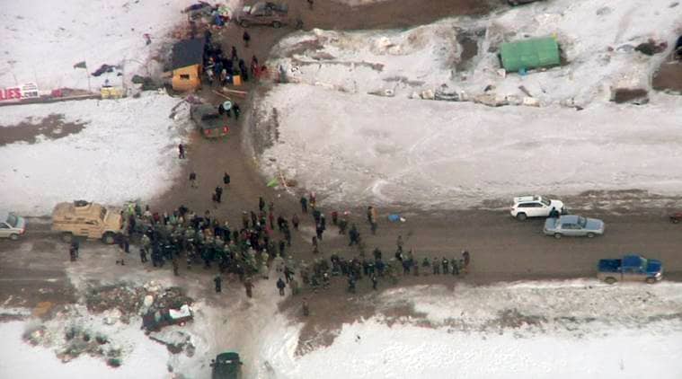 Dakota Access oil pipeline, Dakota Access oil pipeline project, US oil pipeline, Dakota Access oil pipeline protest, Dakota Access oil pipeline environmental threats, world news, indian express news