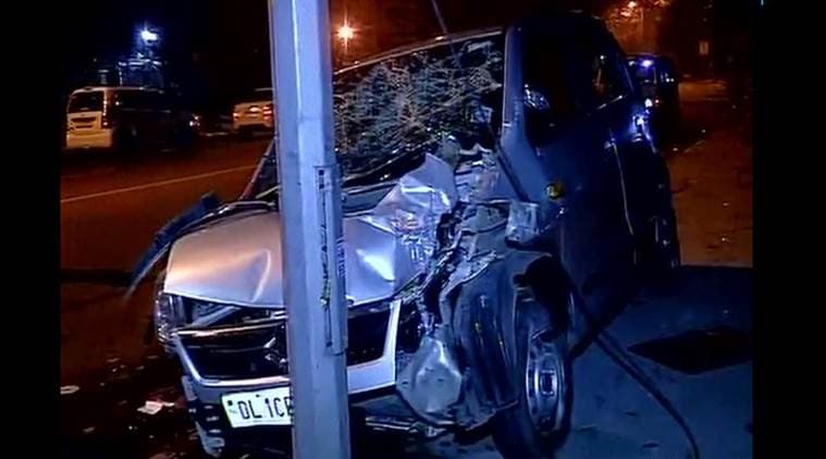 delhi accident, delhi road accident, chanakyapuri accident, Czech Republic Embassy office accident, delhi news, india news