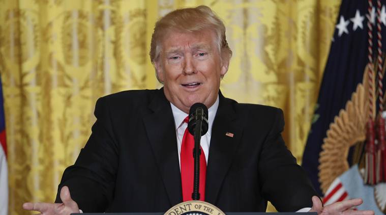 President Donald Trump speaks during a news conference in the East Room of the White House in Washington, Thursday, Feb. 16, 2017. (AP Photo/Pablo Martinez Monsivais)