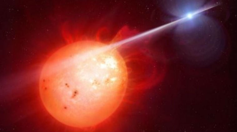 White Dwarf Pulsar, exotic binary star system, 380 light years away, AR Scorpii, Neutron star, University of Warwick, White dwarf, AR Sco, red dwarf, Nature Astronomy, Science, Science news