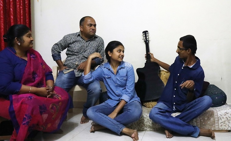 In the ninth standard now, Gaurav says he wants to become a singer or a runner when he grows up. (Source: Express photo by Nirmal Harindran)