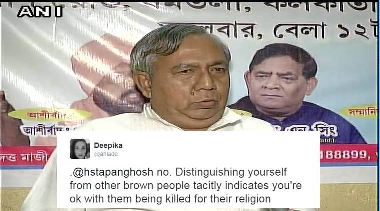 Tapan Ghosh, Tapan Ghosh controversial remark, Kansas shooting, Kansas bar shooting, Kansas attack, two Indians attacked in Kansas shooting, Hindu, Hindus-bindi for security, bindi, tilak, India news, Indian Express