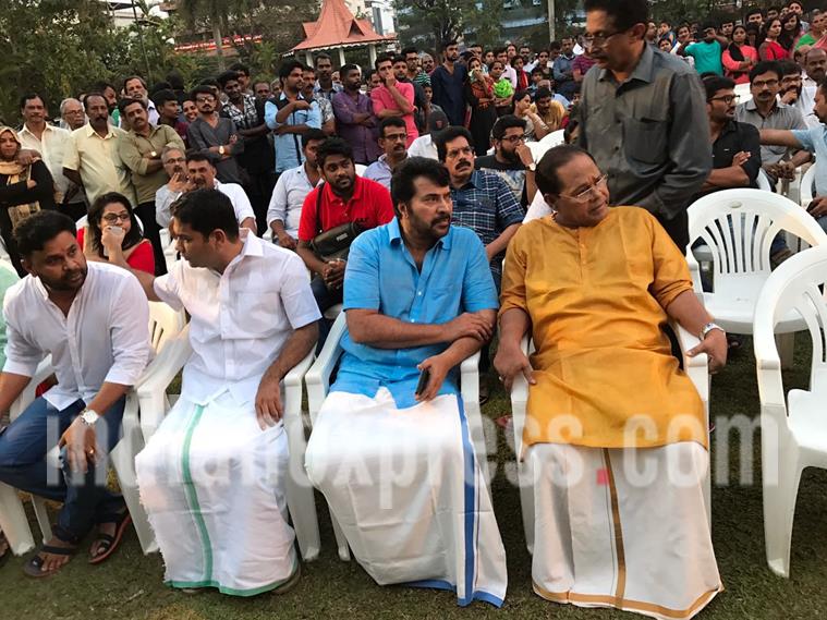 Malayalam film actors protest in Kochi