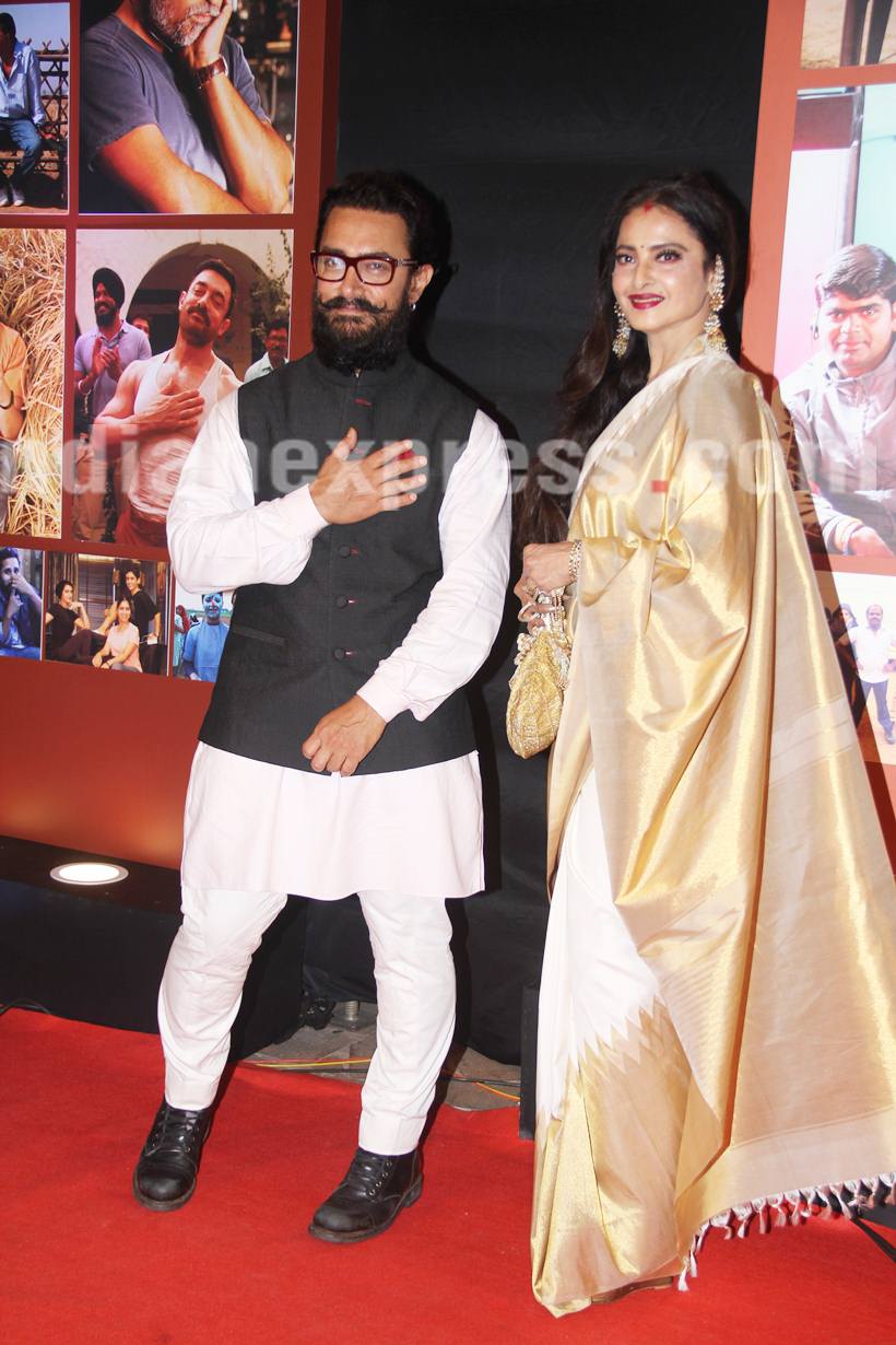 Dangal, dangal success party, dangal success bash, dangal party pics, dangal success party pics, dangal success party images, dangal aamir khan, aamir khan dangal, aamir khan images, aamir khan pics, aamir khan kiran rao, kiran rao aamir khan, alia bhatt, karan johar, arshad warsi, imran khan, aamir khan news, aamir khan party, bollywood, entertainment news, indian express, indian express news