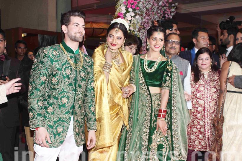 Neil Nitin Mukesh and Rukmini Sahay wedding reception