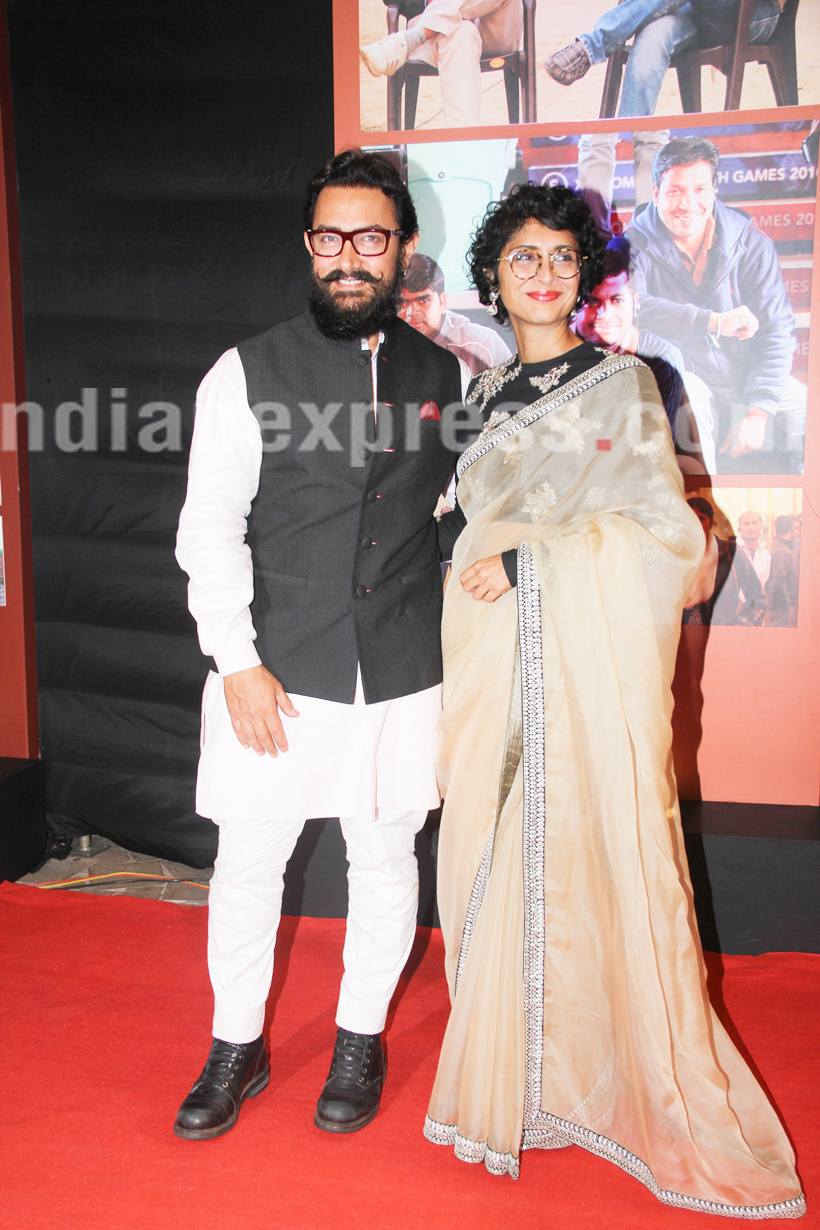 Dangal, dangal success party, dangal success bash, dangal party pics, dangal success party pics, dangal success party images, dangal aamir khan, aamir khan dangal, aamir khan images, aamir khan pics, aamir khan kiran rao, kiran rao aamir khan, alia bhatt, karan johar, arshad warsi, imran khan, aamir khan news, aamir khan party, bollywood, entertainment news, indian express, indian express news