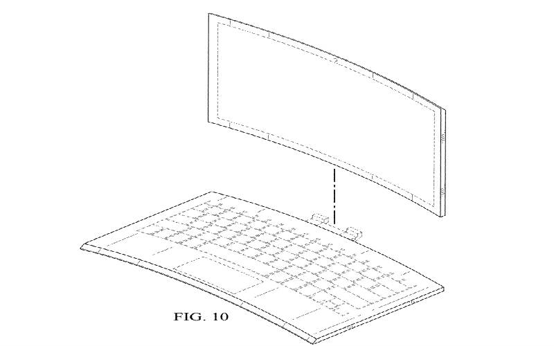 Intel, curved laptop design, Intel patent curved laptop, curved laptop design, Acer Predator 21X, Surface Pro 4, Surface Book, Intel patents, technology, technology news 