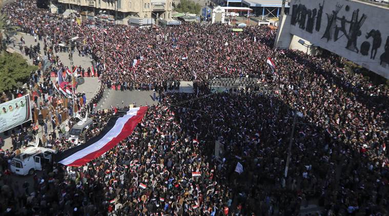 Baghdad protest, Iraq news, Iraq latest news, Baghdad protest turns violent, Violence in Iraq, Iraq news, Latest news, India news, latest news,