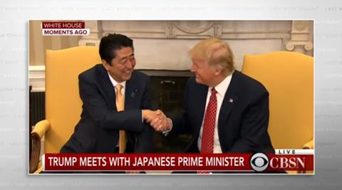 john oliver, john oliver last week tonight, donald trump shinzo abe handshake, donald trump justin trudeau handshake, indian express, indian express news, trending, trending globally, viral videos