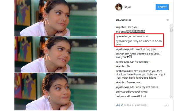 kajol, kajol instagram, kajol daughter, kajol nysa, kajol nysa instagram post, kajol daughter upset, kajol daughter nysa angry, nysa devgn, kajol kids, kajol children, kajol instagram debut, kajol ajay devgn photos, kajol devgn, kajol social media, kajol news, bollywood news, bollywood updates, entertainment news, indian express, indian express news