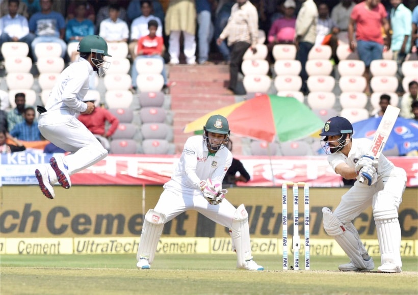 Pujara, Ashwin, Cheteshwar Pujara fifty, Kohli, Kohli photo, India vs Bangladesh, Ind vs Ban, India vs Bangladesh Test, India vs Bangladesh photo, Cricket news, Cricket