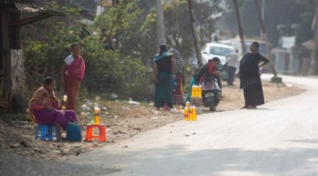 Manipur elections 2017, Manipur economic blockade, Manipur petrol shortage, Manipur IAF fuel, IAF bring fuel to Manipur, fuel shortage Imphal, fuel shortage economic blockade Manipur, Manipur polls fuel shortage, India news