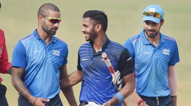 Mushtaq Ali T20, Mushtaq Ali T20 tournament, Mushtaq Ali T20 East Zone vs North Zone, Manoj Tiwary, Shikhar Dhawan,Mushtaq Ali T20 match reports, Inter Zone T20 cricket tournament, cricket news, indian express news