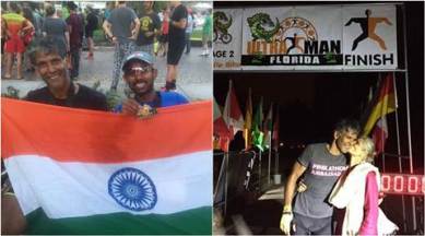 Milind Soman, Milind Soman ultraman content, ultraman florida contest, 2017 ultraman florida title, Milind Soman ironman, Milind Soman ultraman 2017 title, fitness news, lifestyle news, entertainment news, indian express