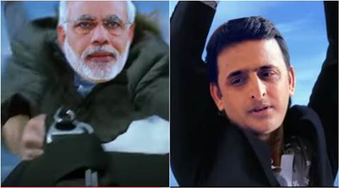 akhilesh yadav, narendra modi, don 2, srk, shah rukh khan, akhilesh yadav don 2, modi akhilesh spoof video, up election, up election funny videos, voral news, trending news, latest news