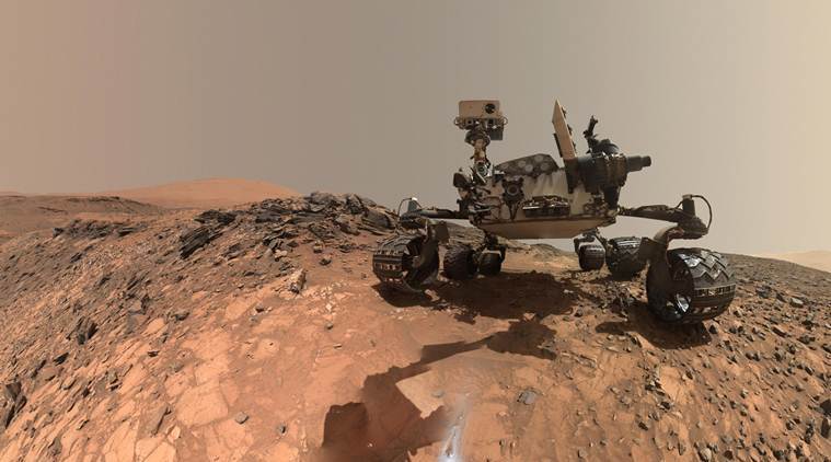 NASA's Curiosity rover , 5 years of Mars exploration , Mars exploration, Mount Sharp , long-ago lakes on Mars, Science and Technology news, indian express news
