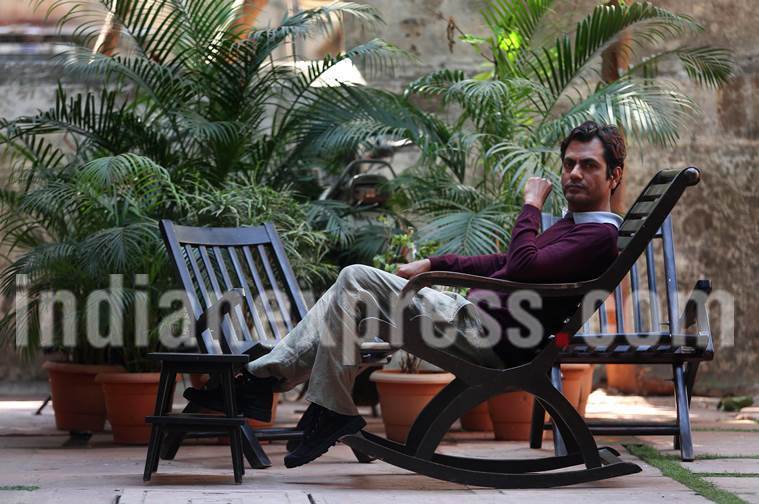 Nawazuddin Siddiqui speaks on stepping out of his comfort zone and understanding Manto in the present context.Express photo by Prashant Nadkar