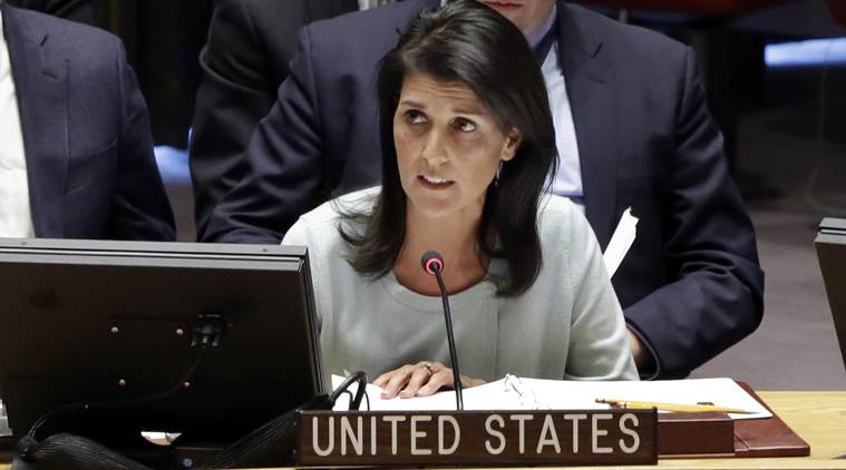 US-North Korea, US on North Korea, US on Kim Jong-Um, US Ambassador Nikki Haley, Nikki Haley on Kim Jong-UM, world news, indian express news