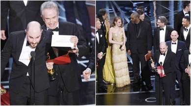 oscars 2017, oscars 2017 goof up, oscars la la land best picture, goof up tweets, reason oscars 2017, oscars 2017 goof up reason, oscars biggest mistake,