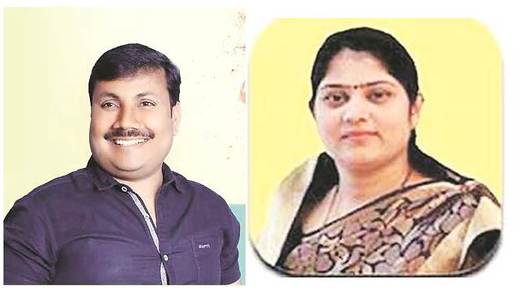 (Left) Shatrughan Kate and Sheetal Kate