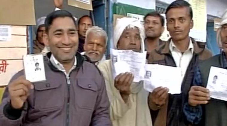 Image result for voting begins in gujarat for first phase